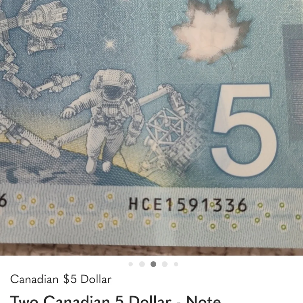 2 Canadian 5 dollar - Note Frontier Series/2013/ HCE/159/ 1336/HBT/3872258